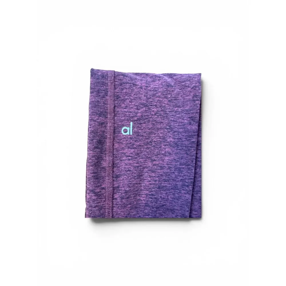 Alo Yoga High Waist Alosoft Lounge Leggings Heather Plum Purple Women's XS